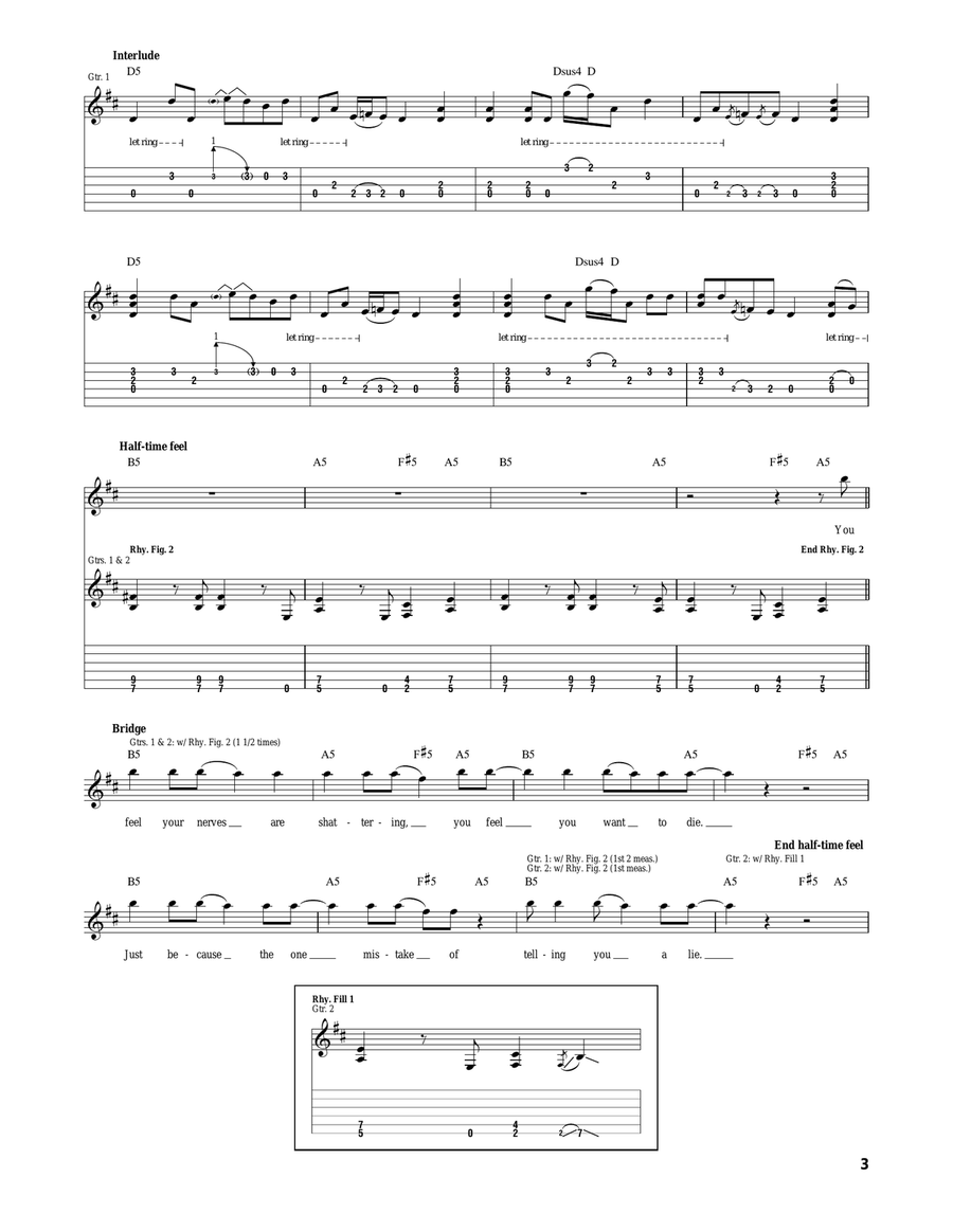 St. Vitus' Dance St. Vitus' Dance Acoustic Guitar scores gallery preview page 3