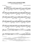 Lady Gaga Dance Mix - Bb Clarinet 1