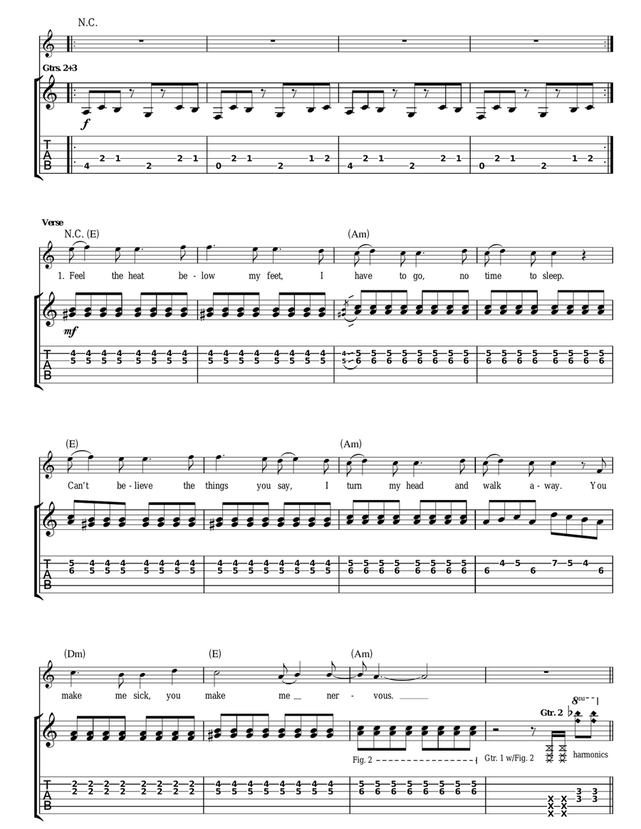 In My Life In My Life Acoustic Guitar scores gallery preview page 2