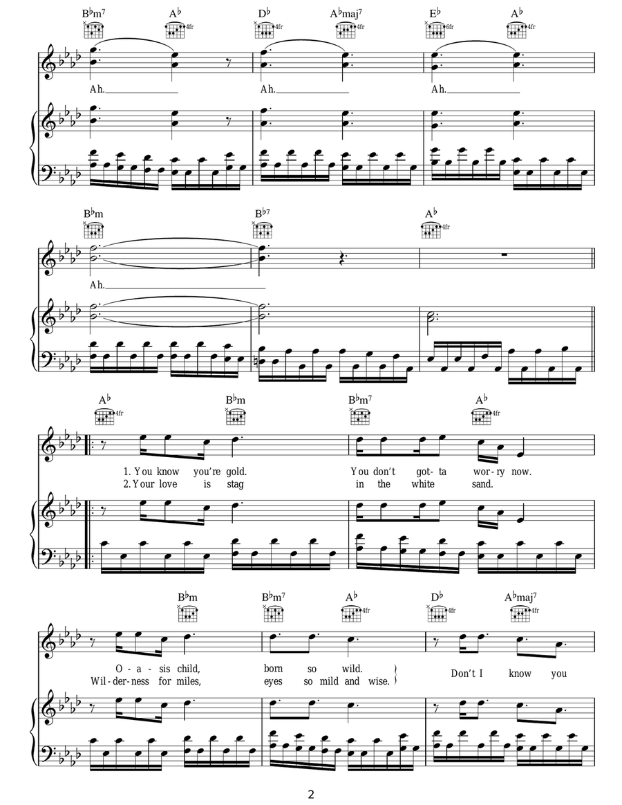 Zebra Zebra Acoustic Guitar scores gallery preview page 2