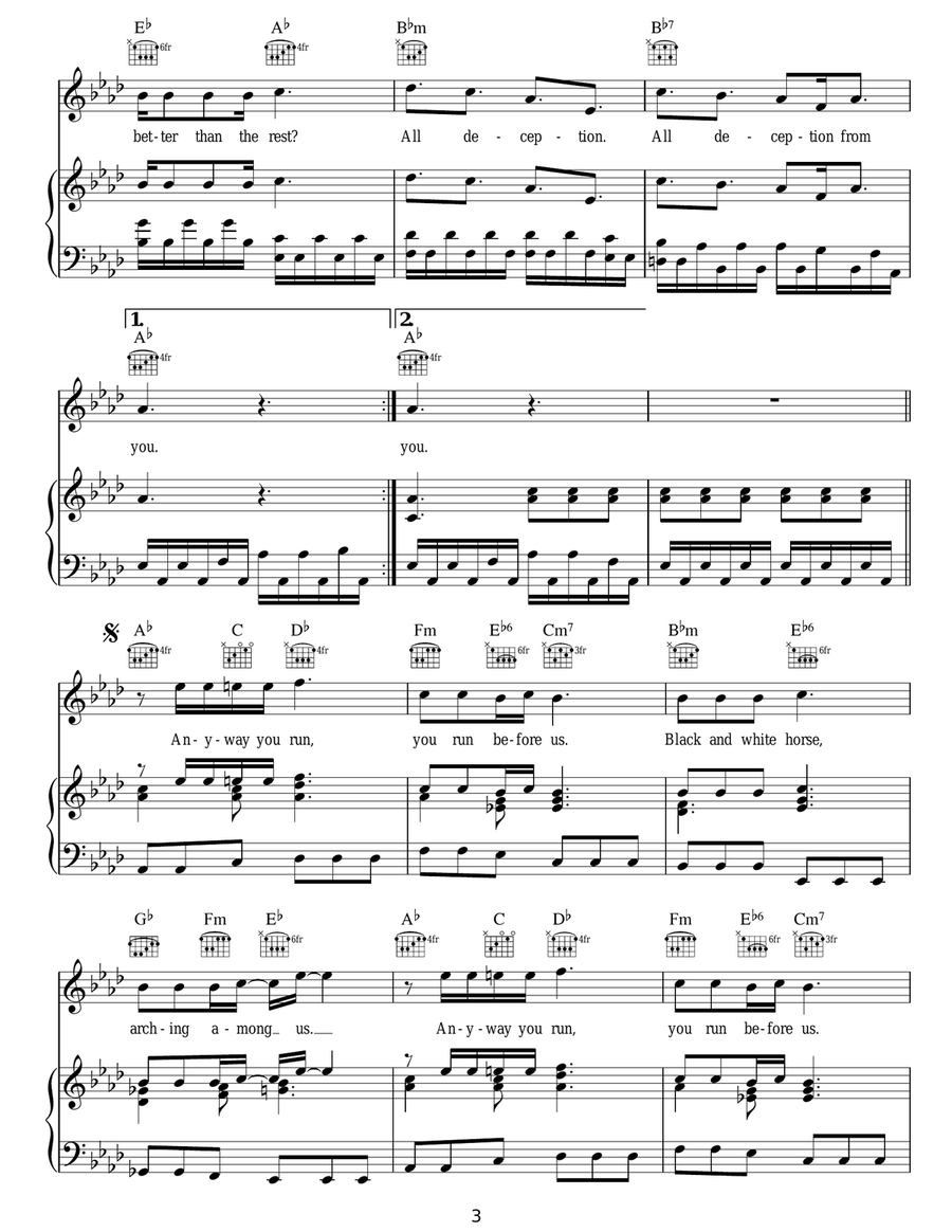 Zebra Zebra Acoustic Guitar scores gallery preview page 3