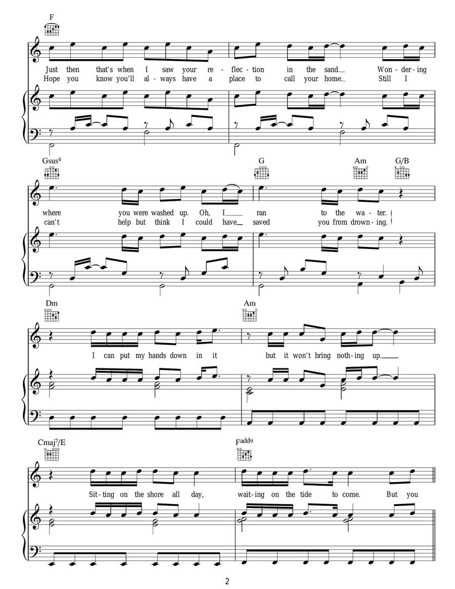 The Flood The Flood Acoustic Guitar scores gallery preview page 2