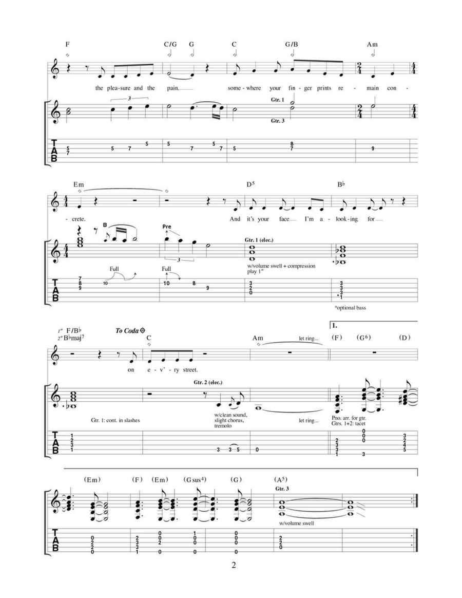 On Every Street On Every Street Acoustic Guitar scores gallery preview page 2