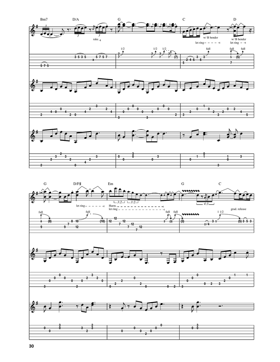 Sweet Dreams Sweet Dreams Acoustic Guitar scores gallery preview page 2