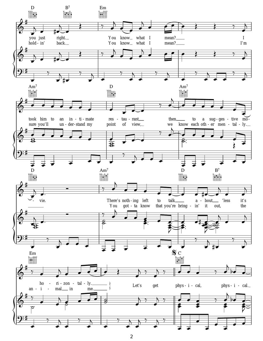 Physical Physical Acoustic Guitar scores gallery preview page 2