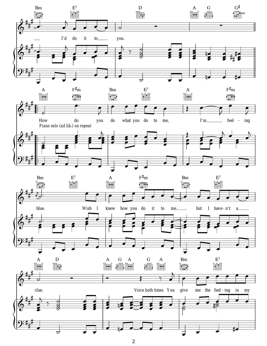 How Do You Do It? How Do You Do It? Acoustic Guitar scores gallery preview page 2
