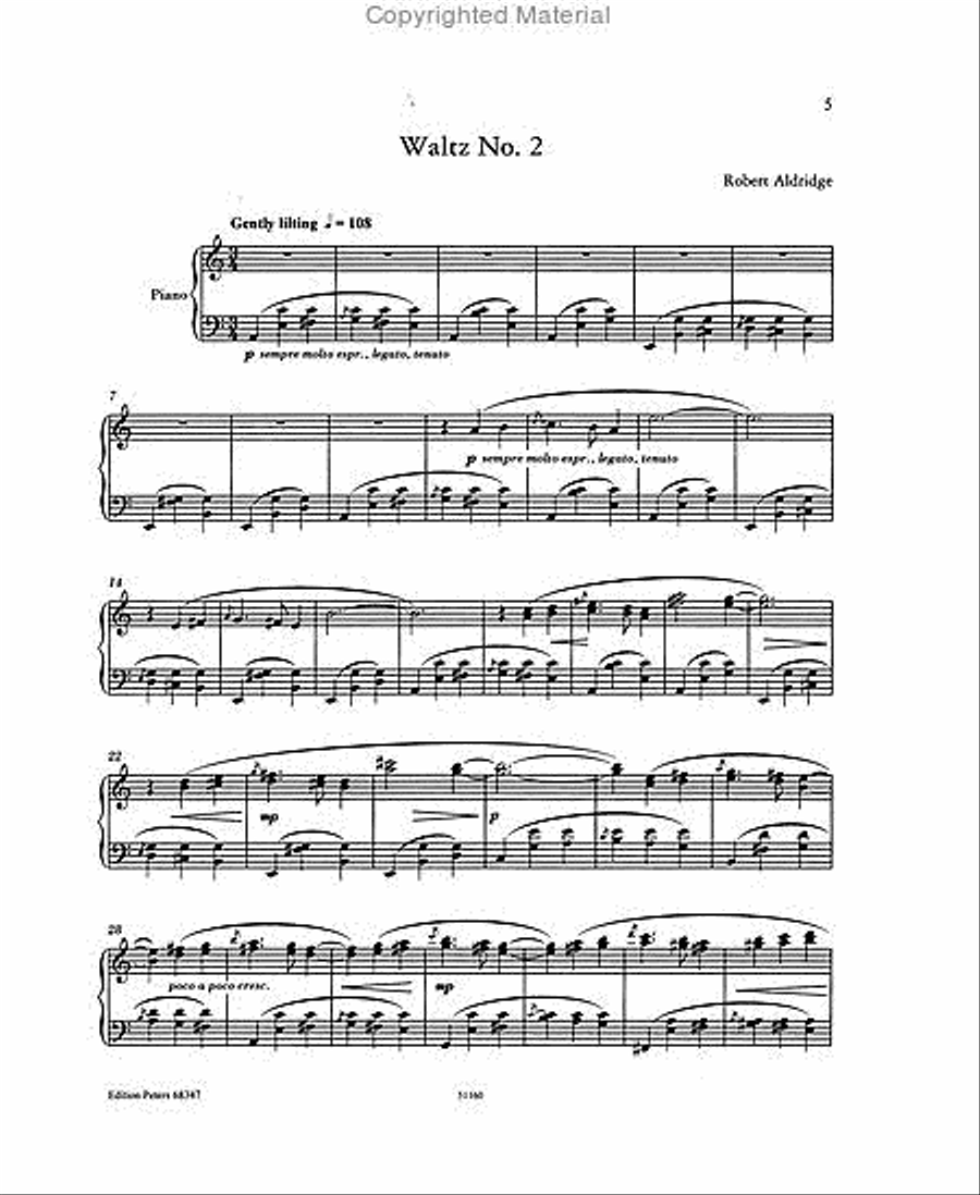 Three Waltzes Three Waltzes Piano Solo scores gallery preview page 3