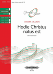 Hodie Christus natus est for SSAA and Percussion