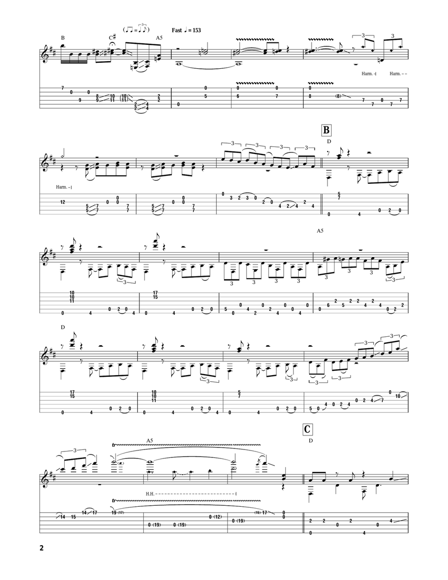 Don't Be Cruel (To A Heart That's True) Acoustic Guitar scores gallery preview page 2