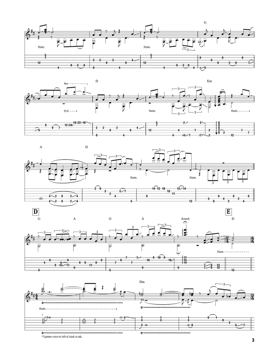 Don't Be Cruel (To A Heart That's True) Acoustic Guitar scores gallery preview page 3