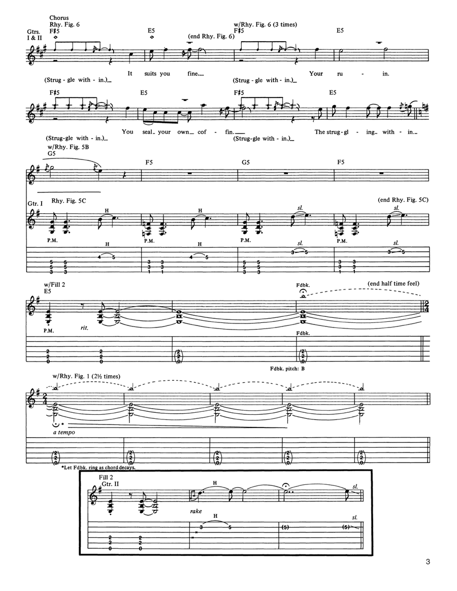 The Struggle Within The Struggle Within Acoustic Guitar scores gallery preview page 3