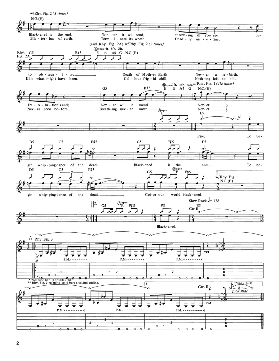 Blackened Blackened Acoustic Guitar scores gallery preview page 2
