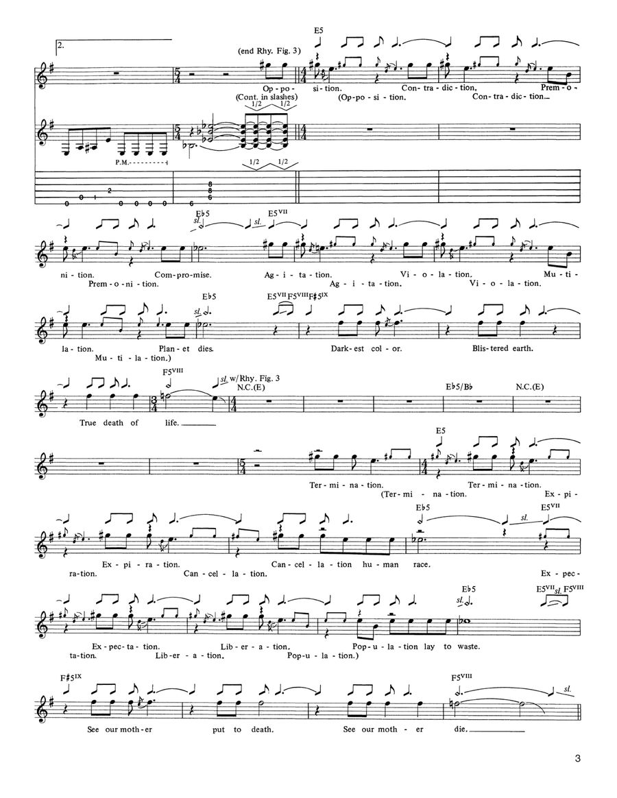 Blackened Blackened Acoustic Guitar scores gallery preview page 3