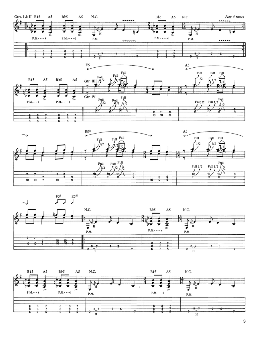 ...And Justice For All ...And Justice For All Acoustic Guitar scores gallery preview page 3