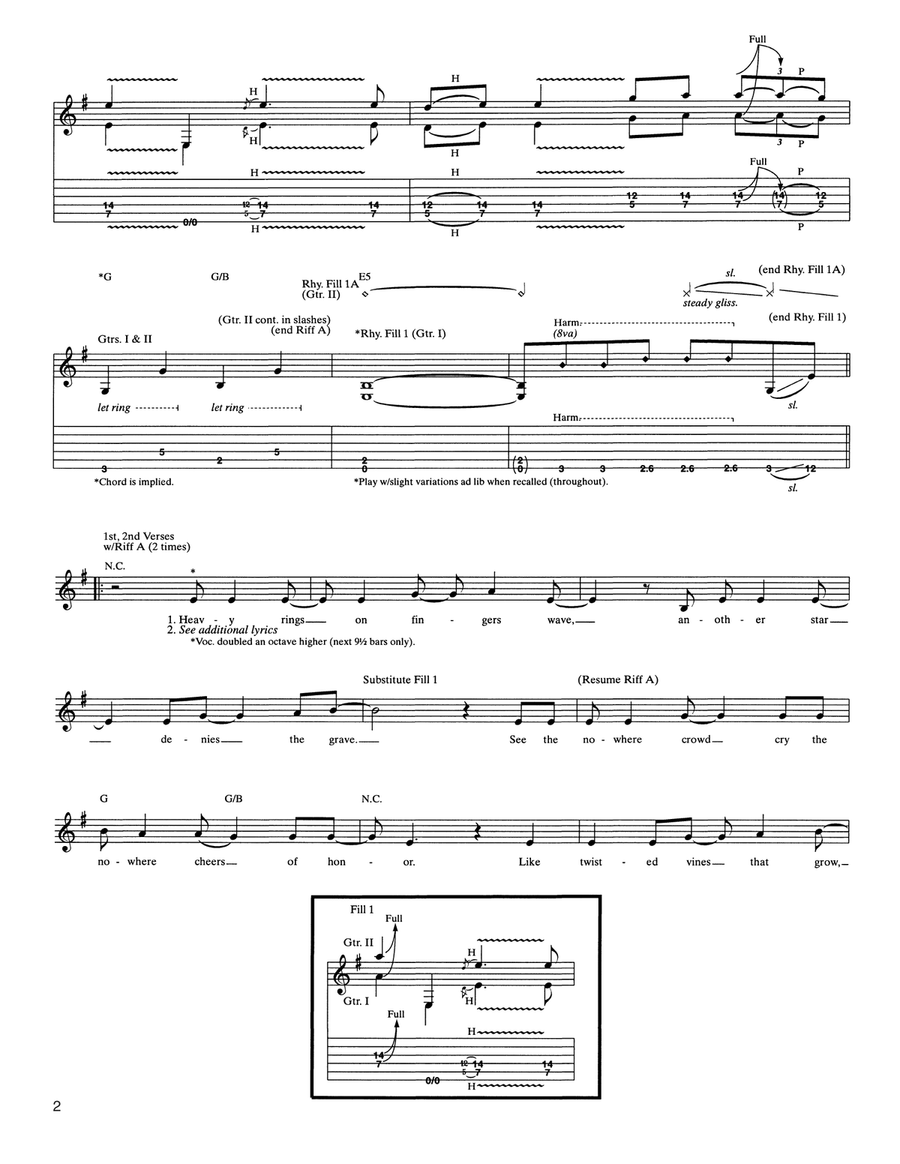 The Memory Remains The Memory Remains Acoustic Guitar scores gallery preview page 2