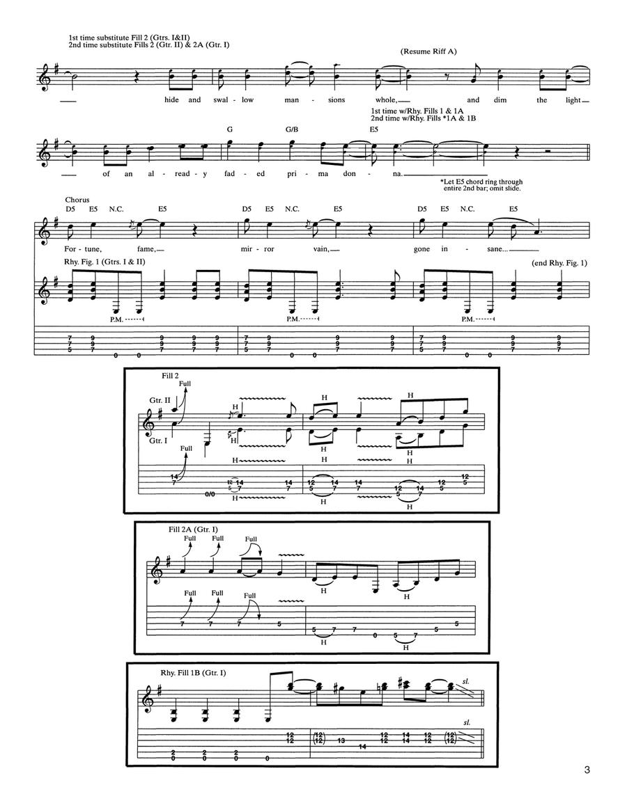 The Memory Remains The Memory Remains Acoustic Guitar scores gallery preview page 3