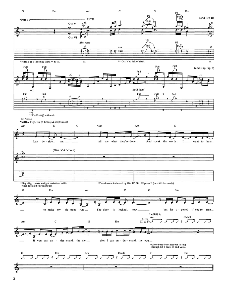 The Unforgiven II The Unforgiven II Acoustic Guitar scores gallery preview page 2