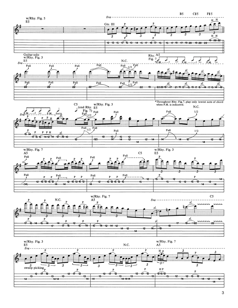 Creeping Death Creeping Death Acoustic Guitar scores gallery preview page 3