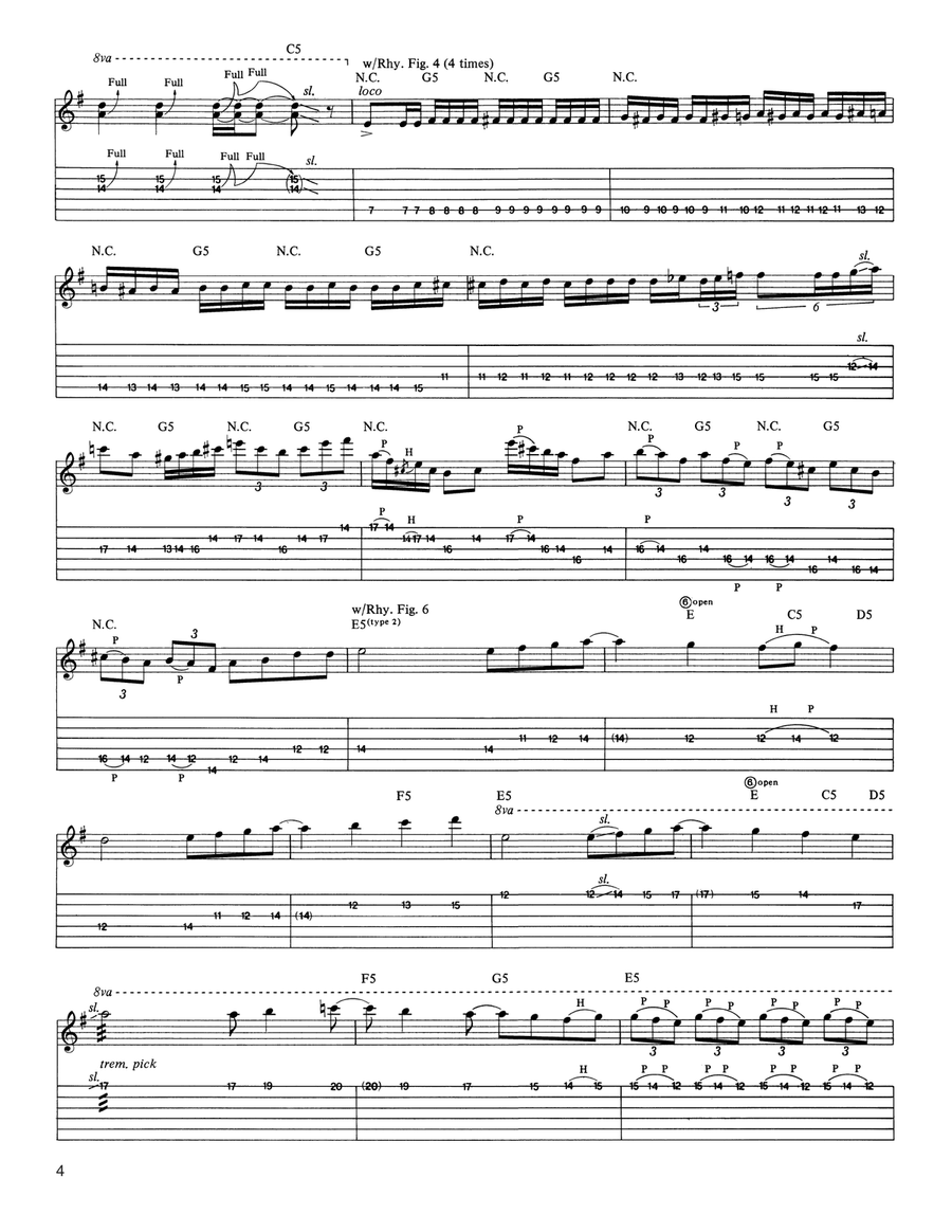 Creeping Death Creeping Death Acoustic Guitar scores gallery preview page 4
