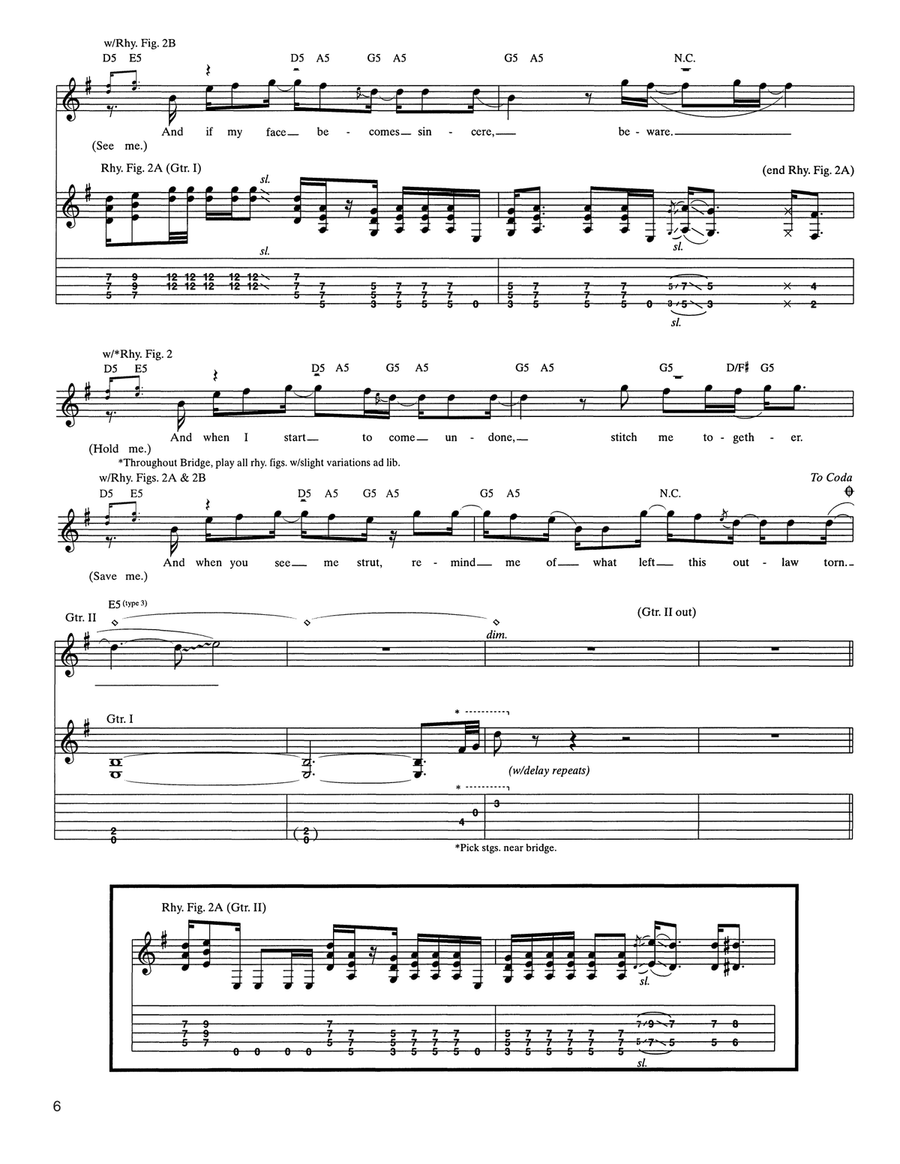The Outlaw Torn The Outlaw Torn Acoustic Guitar scores gallery preview page 6