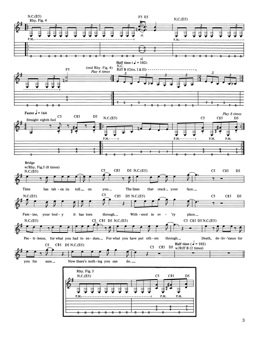 The Four Horsemen The Four Horsemen Acoustic Guitar scores gallery preview page 3