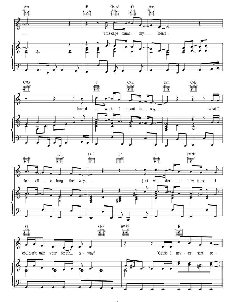 I Should Have Sent Roses I Should Have Sent Roses Acoustic Guitar scores gallery preview page 3