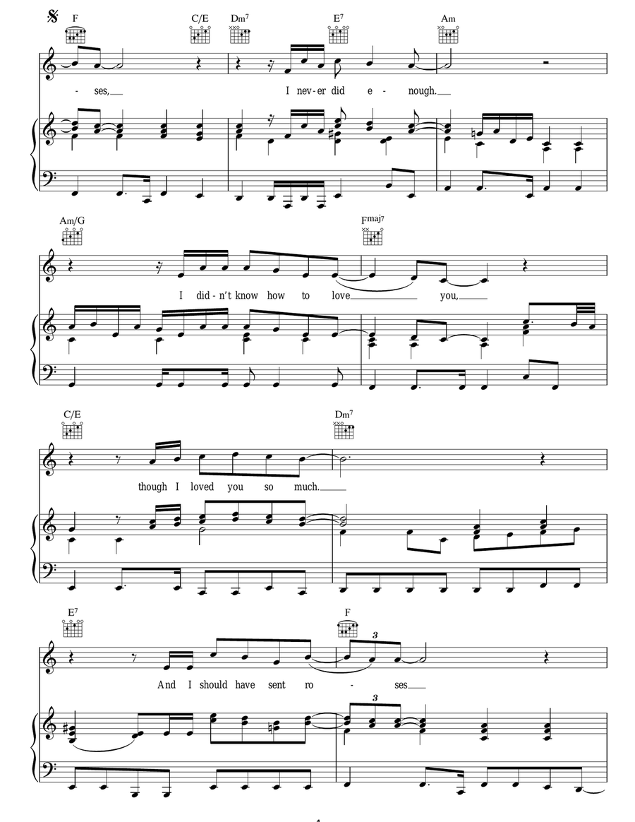 I Should Have Sent Roses I Should Have Sent Roses Acoustic Guitar scores gallery preview page 4