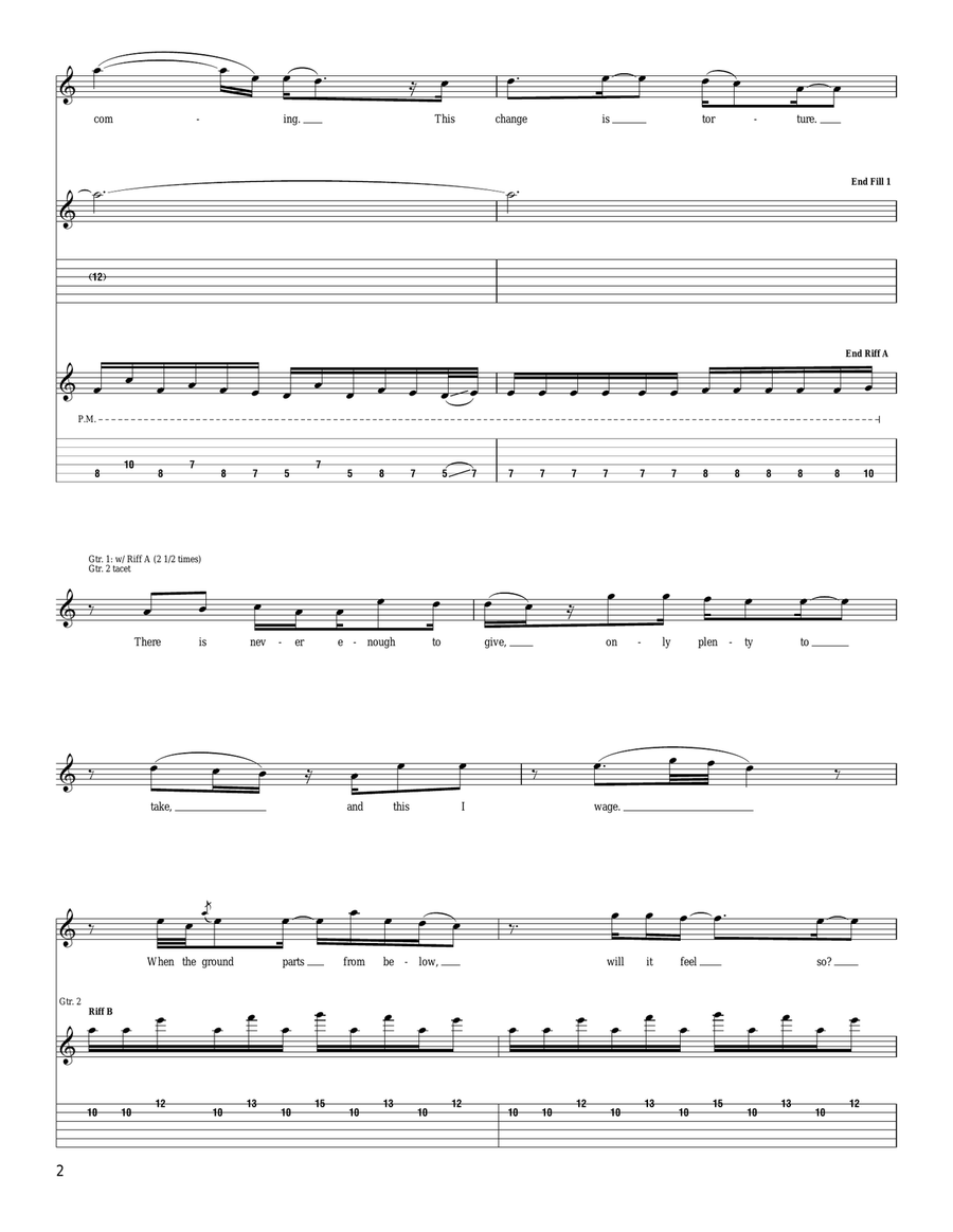 In The Flame Of Error In The Flame Of Error Acoustic Guitar scores gallery preview page 2
