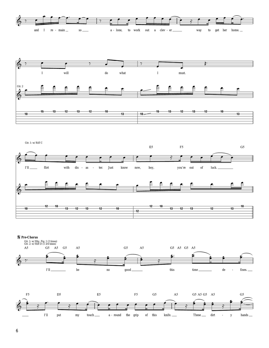 In The Flame Of Error In The Flame Of Error Acoustic Guitar scores gallery preview page 6