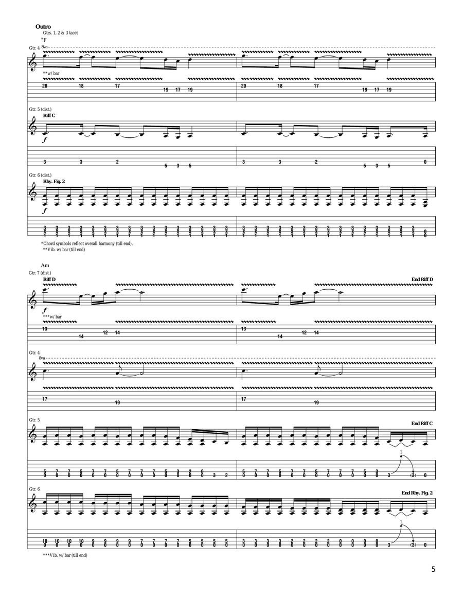 The Black Rainbow The Black Rainbow Acoustic Guitar scores gallery preview page 5