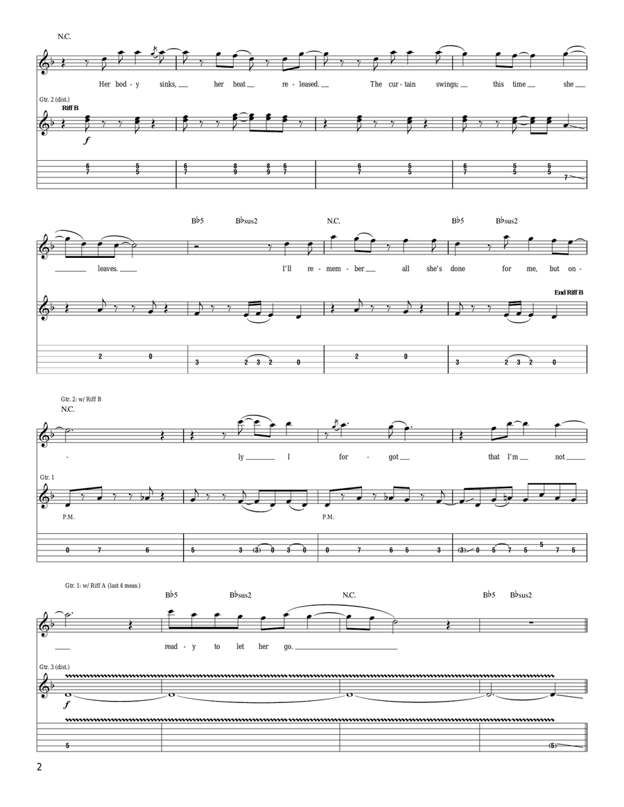 When Skeletons Live When Skeletons Live Acoustic Guitar scores gallery preview page 2