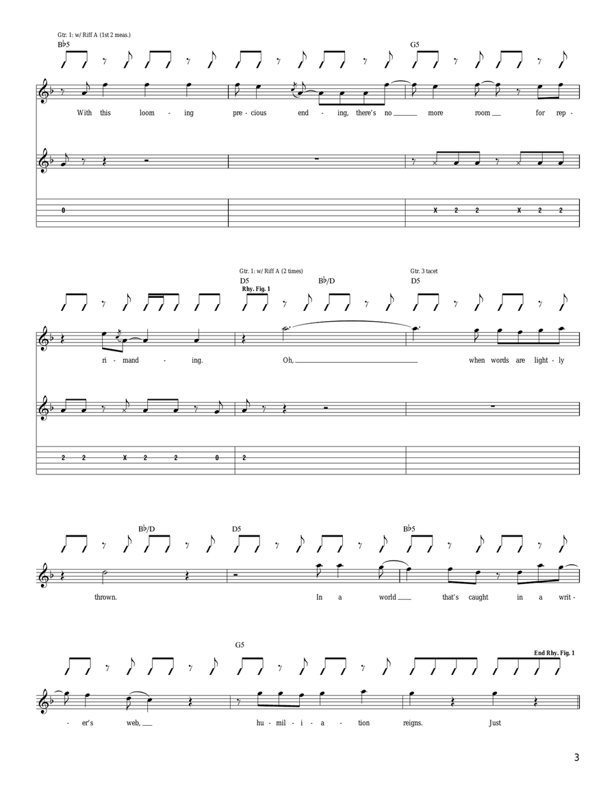 World Of Lines World Of Lines Acoustic Guitar scores gallery preview page 3