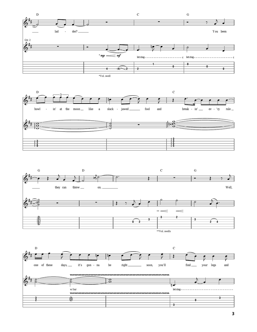 Beg Steal Or Borrow Beg Steal Or Borrow Acoustic Guitar scores gallery preview page 3