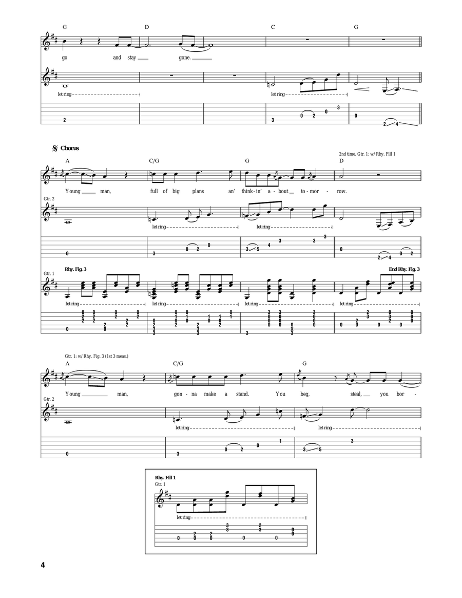 Beg Steal Or Borrow Beg Steal Or Borrow Acoustic Guitar scores gallery preview page 4