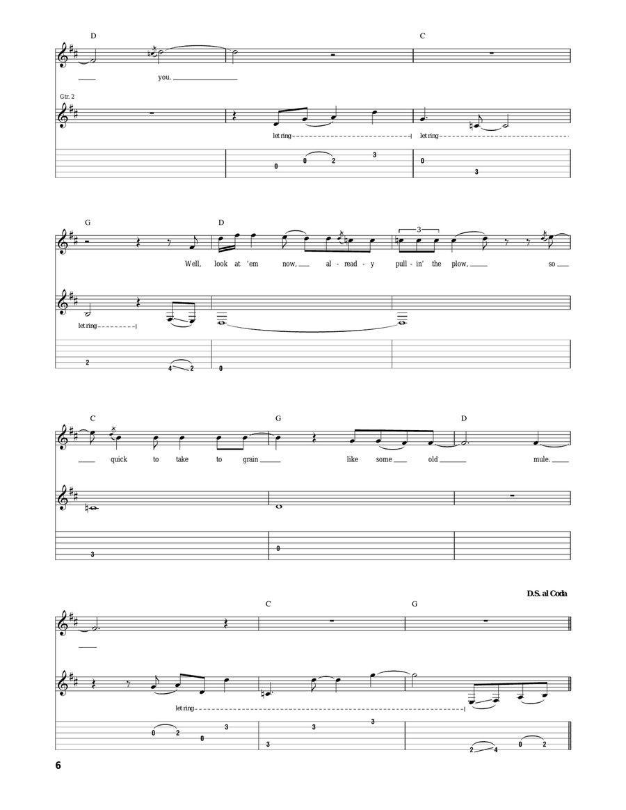 Beg Steal Or Borrow Beg Steal Or Borrow Acoustic Guitar scores gallery preview page 6