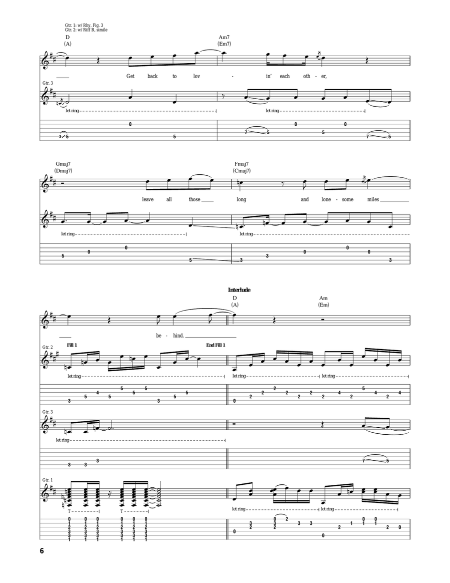 For The Summer For The Summer Acoustic Guitar scores gallery preview page 6