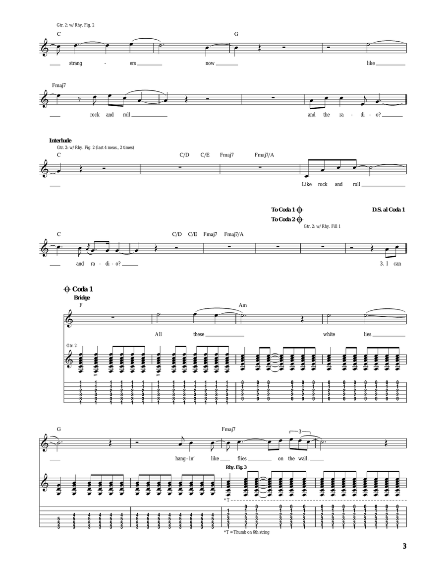 Like Rock And Roll And Radio Acoustic Guitar scores gallery preview page 3