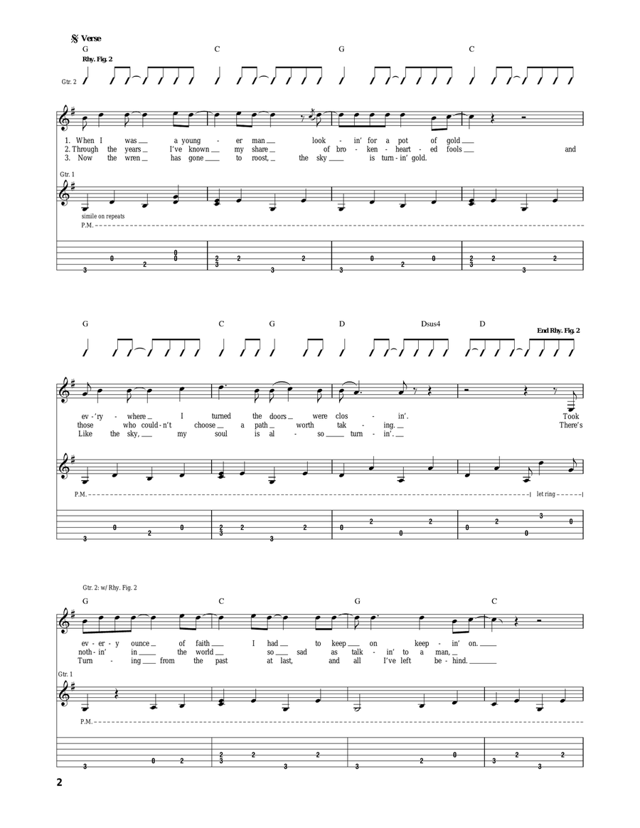 Old Before Your Time Old Before Your Time Acoustic Guitar scores gallery preview page 2