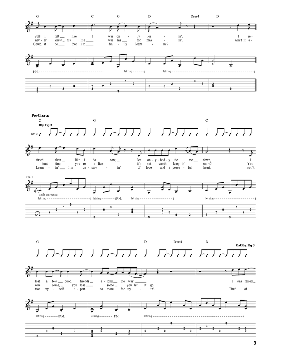 Old Before Your Time Old Before Your Time Acoustic Guitar scores gallery preview page 3