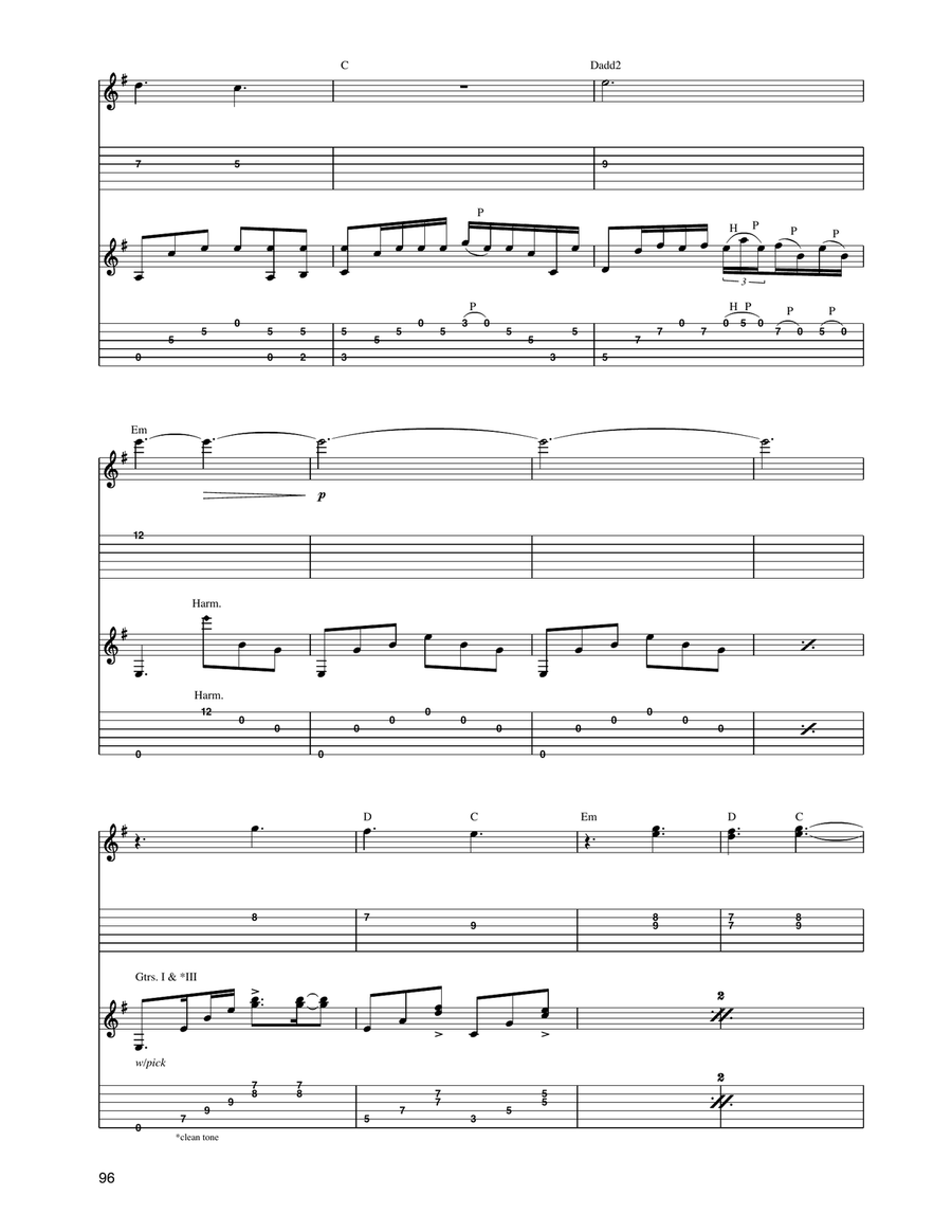 Nothing Else Matters (Live S&M version) Acoustic Guitar scores gallery preview page 2