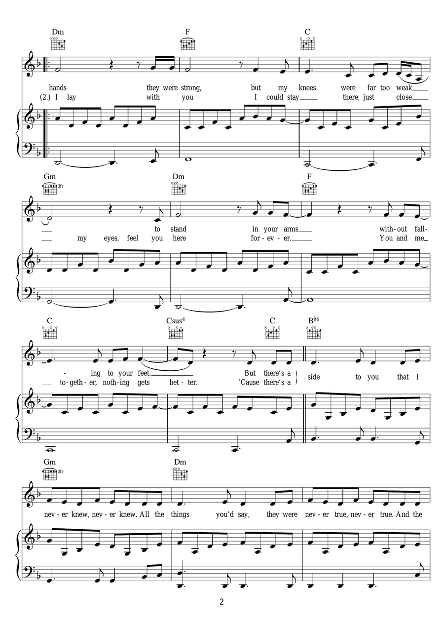 Set Fire To The Rain Set Fire To The Rain Acoustic Guitar scores gallery preview page 2