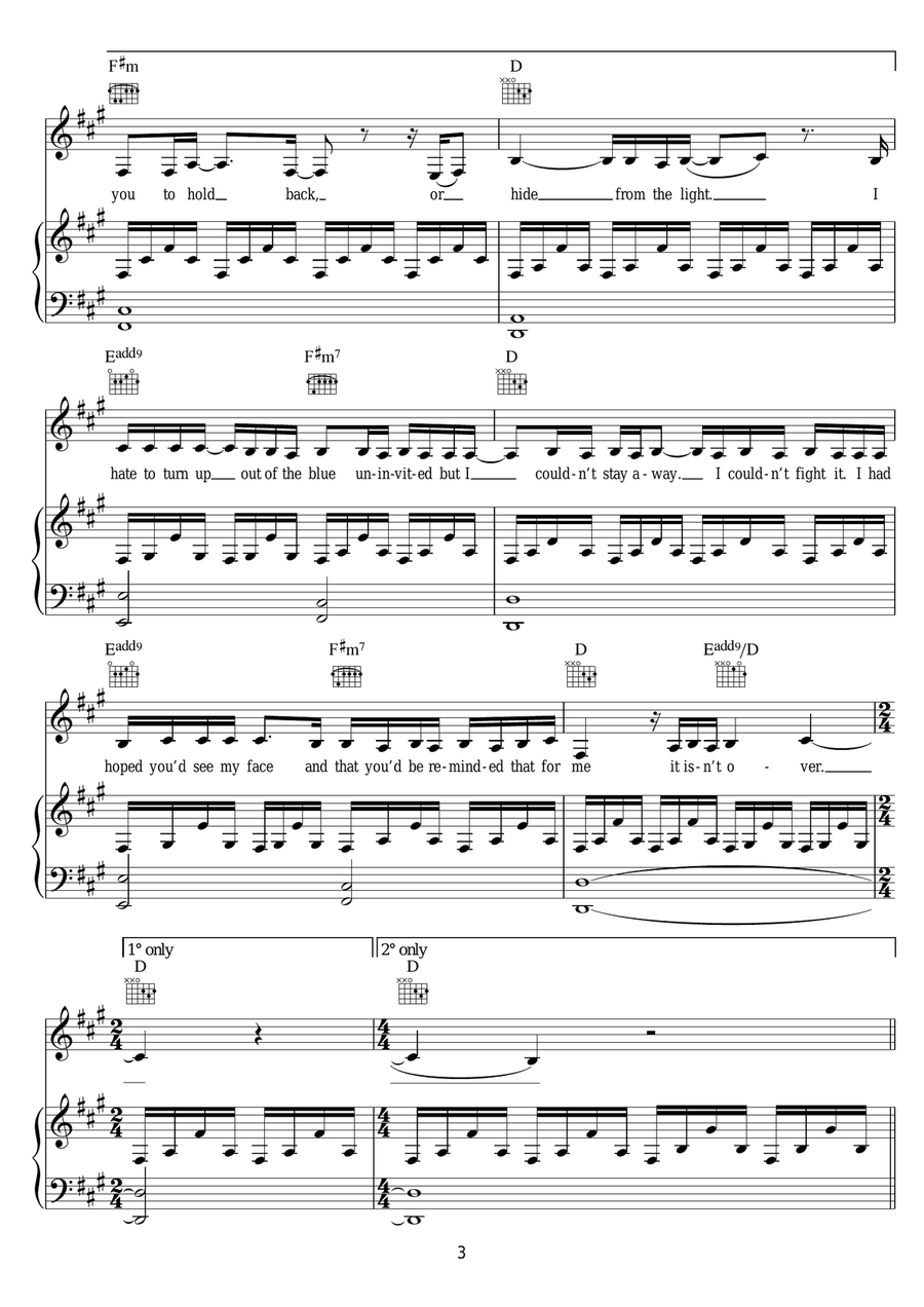 Someone Like You Someone Like You Acoustic Guitar scores gallery preview page 3