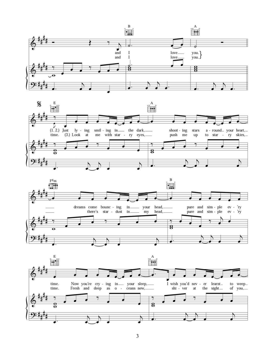 Pure Acoustic Guitar - Digital Sheet Music page 3