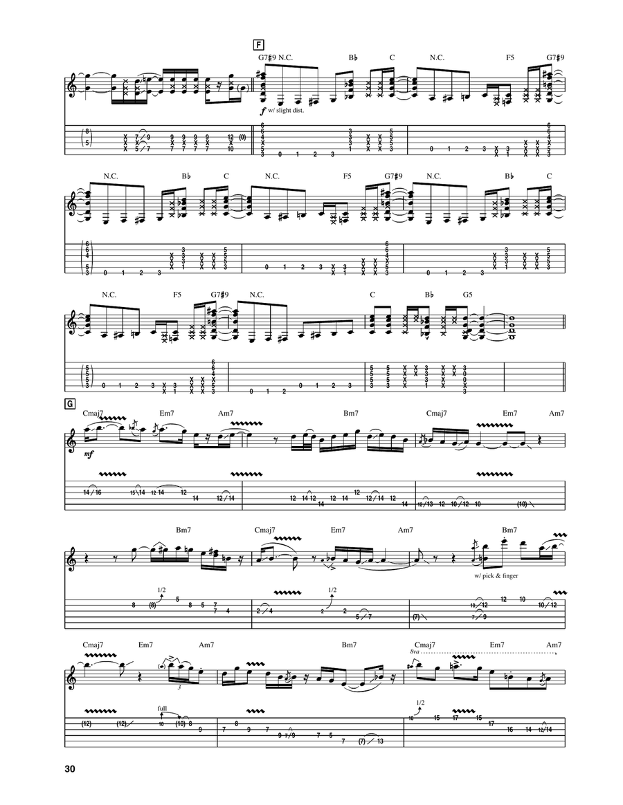 Freedom Freedom Acoustic Guitar scores gallery preview page 4