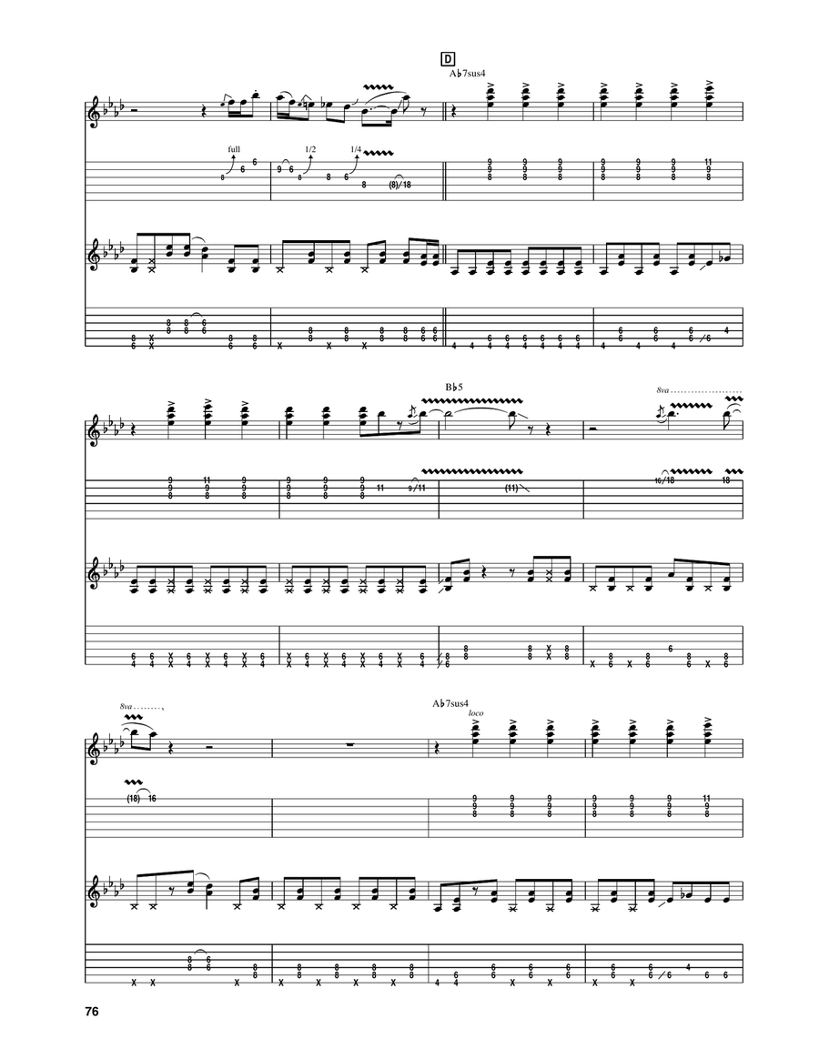 Comin' Up Comin' Up Acoustic Guitar scores gallery preview page 5