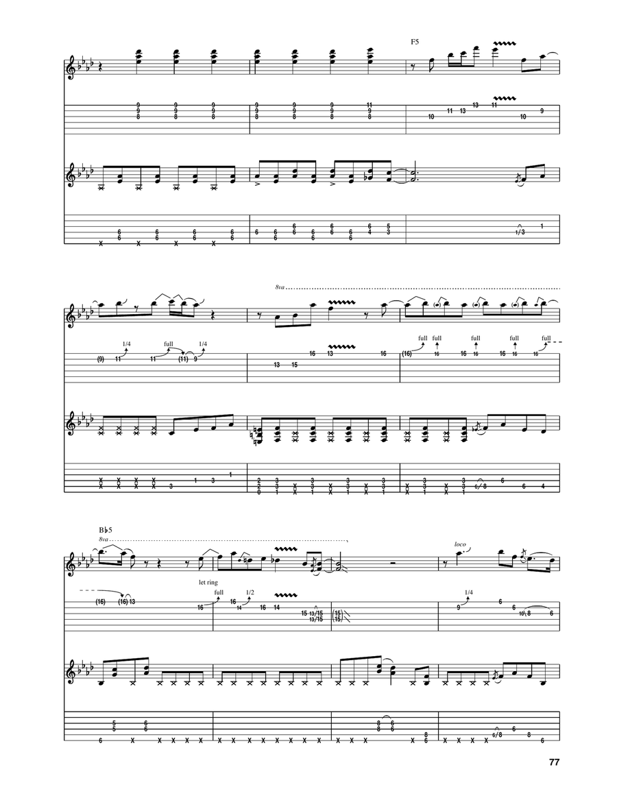 Comin' Up Comin' Up Acoustic Guitar scores gallery preview page 6