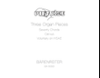 Three Organ Pieces