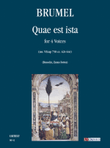 Quae est ista (ms. VEcap 758 cc. 62v-64r) for 4 Voices