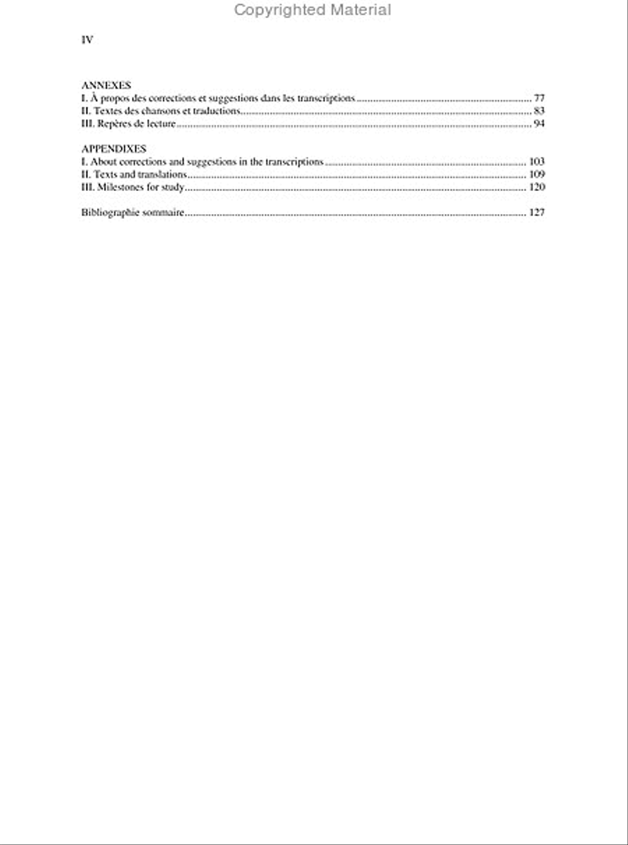 Le Codex de Chypre (Torino, Biblioteca Universitaria J.II.9) - Vol. I: Rondeaux et Virelais I. Introductory Texts, Poetic Texts and Critical Notes in French and English Voice scores gallery preview page 6