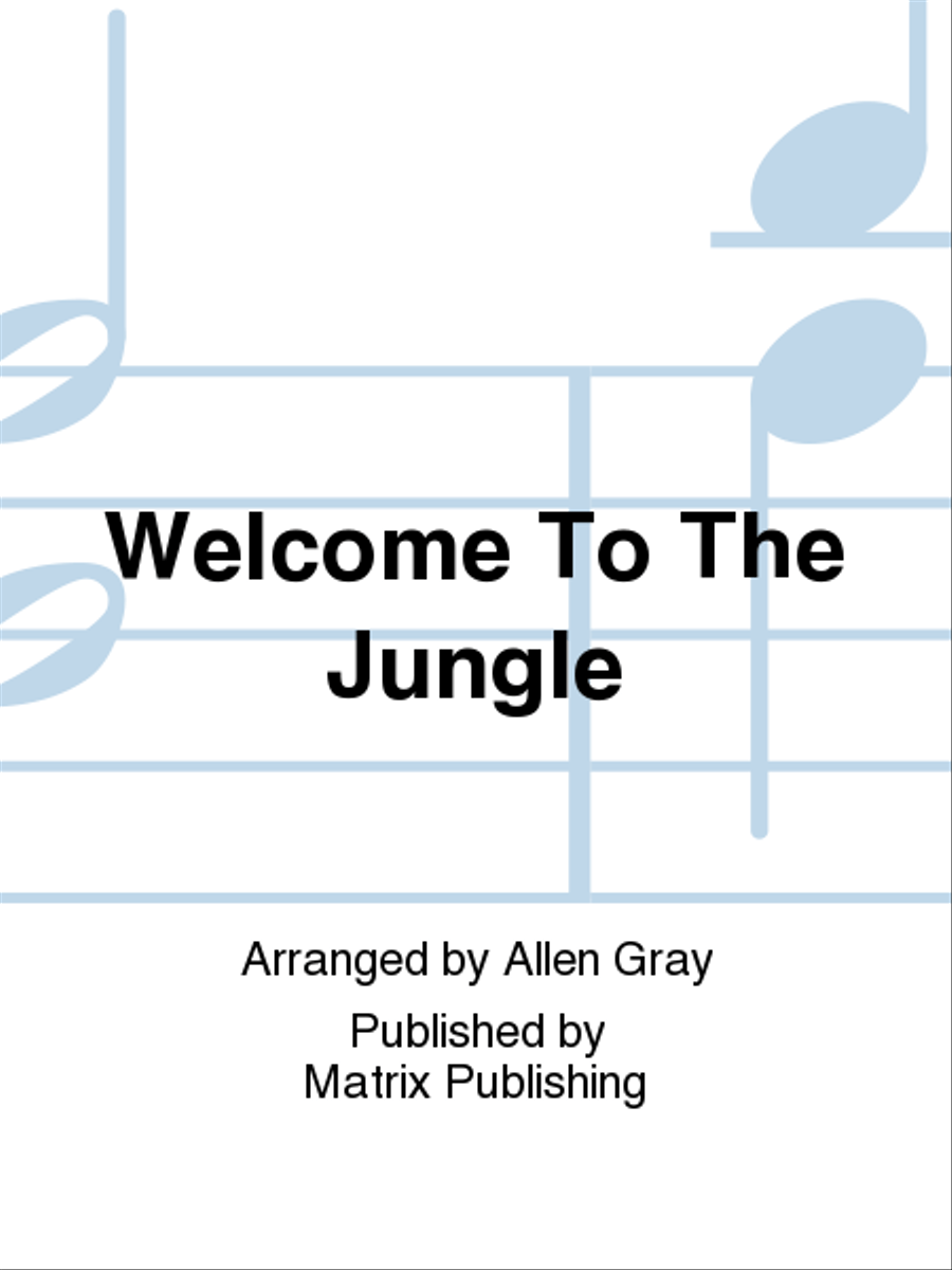 Welcome To The Jungle Marching Band scores gallery preview page 1